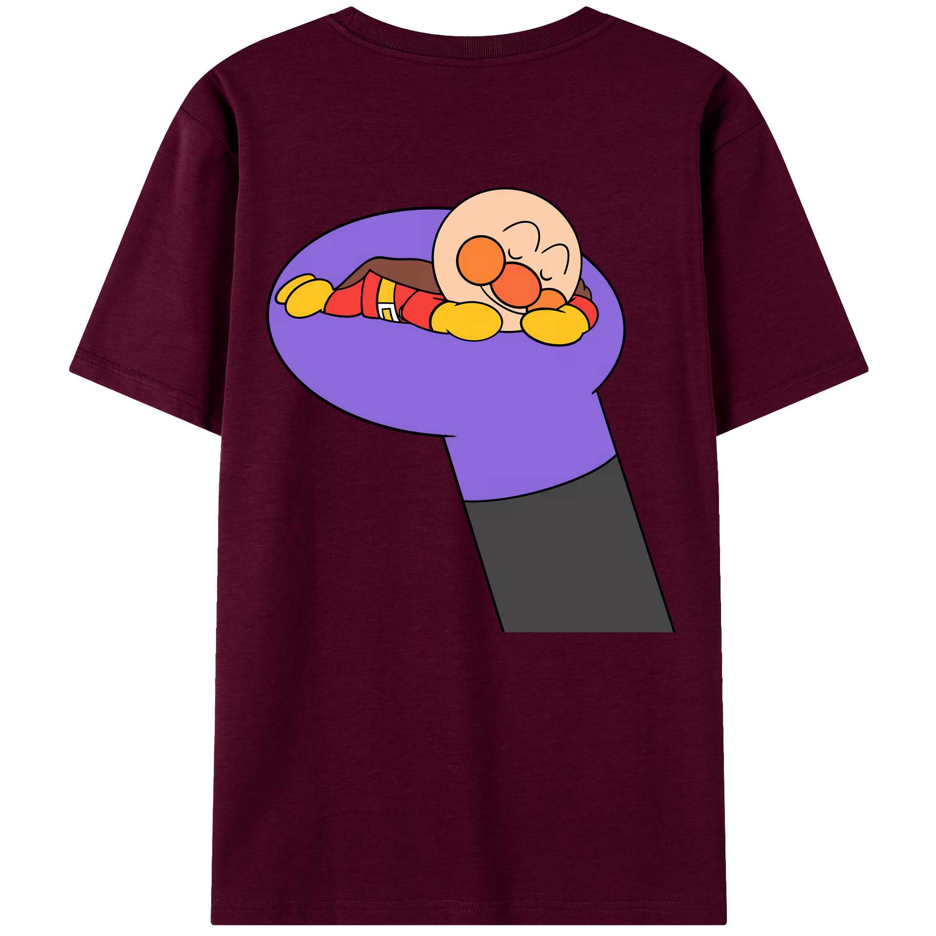 （画像用） アンパンマン Anpanman レディース半袖Tシャツ(バックプリント)